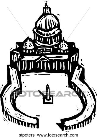 Clip Art - St Peter's. Fotosearch