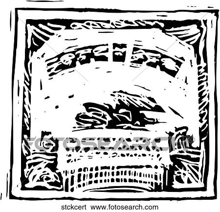 Clip Art - Stock Certificate. Fotosearch