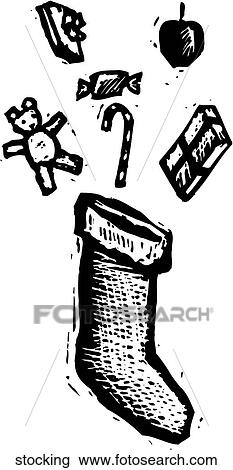 Clipart - Stocking. Fotosearch