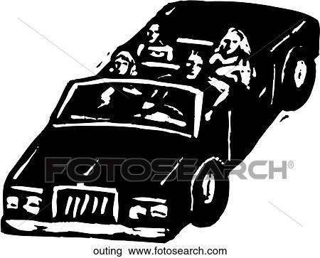 Clipart - Sunday Outing. Fotosearch