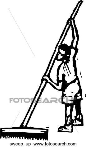 Sweep Up View Large Clip Art Graphic Clipart - Sweep Up. Fotosearch