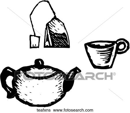 Clip Art - Tea Fixins. Fotosearch
