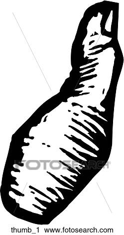 Thumb 1 View Large Clip Art Graphic Clipart - Thumb 1. Fotosearch