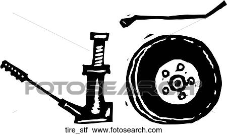 Tire Stuff View Large Clip Art Graphic Clipart - Tire Stuff. Fotosearch
