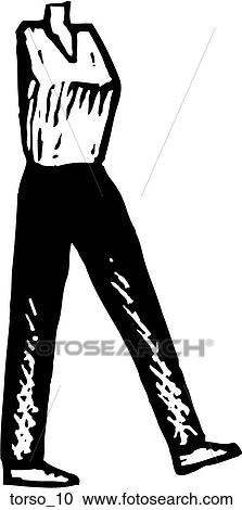 Clipart - Torso 10. Fotosearch