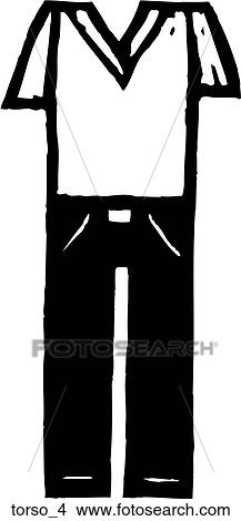 Clipart - Torso 4. Fotosearch