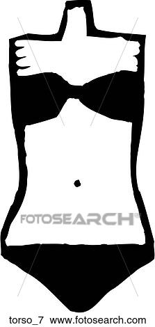 Clip Art - Torso 7. Fotosearch