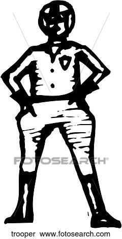Clipart - Trooper. Fotosearch