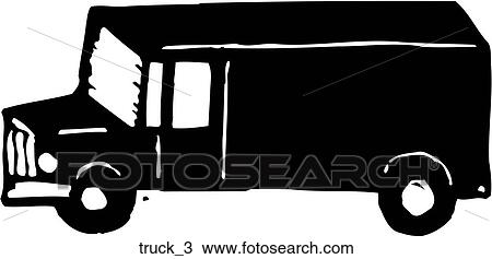 Clipart - Truck 3. Fotosearch