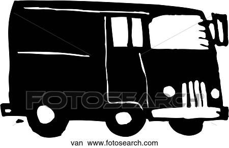 Van View Large Clip Art Graphic Clipart - Van. Fotosearch