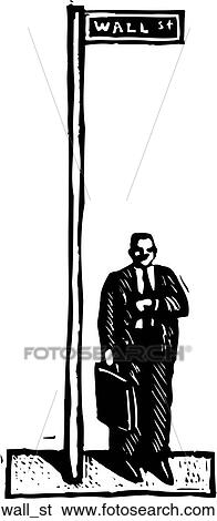 Clip Art - Wall Street. Fotosearch