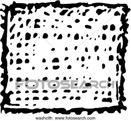 Washcloth View Large Clip Art Graphic Clipart - Washcloth. Fotosearch