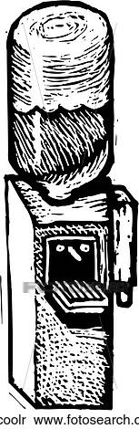 Water Cooler View Large Clip Art Graphic Clipart - Water Cooler. Fotosearch