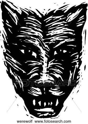Clipart - Werewolf. Fotosearch