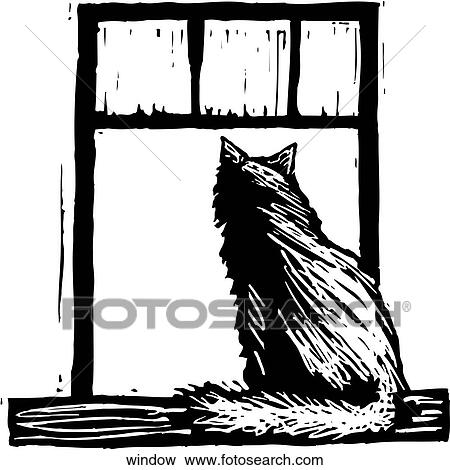 Window View Large Clip Art Graphic Clip Art - Window. Fotosearch