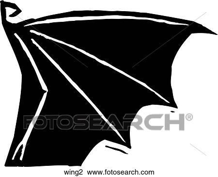 Wing 2 View Large Clip Art Graphic Clipart - Wing 2. Fotosearch