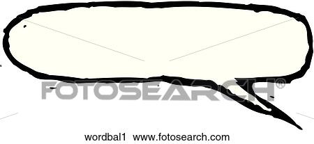 Word Balloon 1 View Large Clip Art Graphic Clipart - Word Balloon 1. Fotosearch