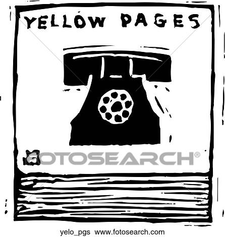 Yellow Pages View Large Clip Art Graphic Clip Art - Yellow Pages. Fotosearch