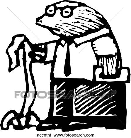 Accountant View Large Clip Art Graphic Clip Art - Accountant. Fotosearch