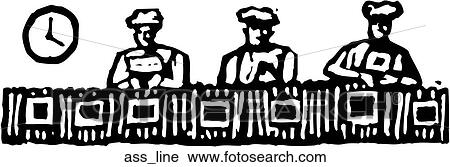 Clipart - Assembly Line. Fotosearch
