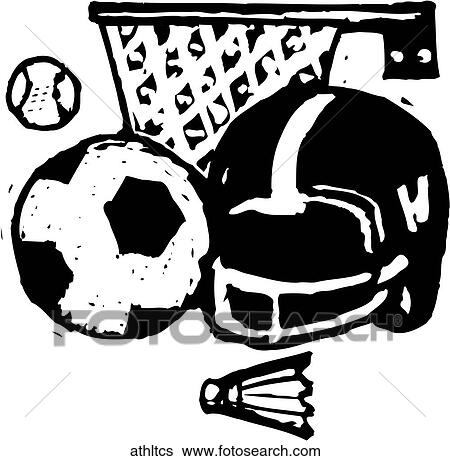 Athletics View Large Clip Art Graphic Clip Art - Athletics. Fotosearch