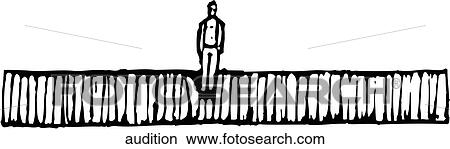 Clipart - Audition. Fotosearch