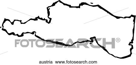 Austria View Large Clip Art Graphic Clipart - Austria. Fotosearch