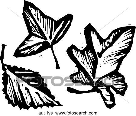 Clip Art - Autumn Leaves. Fotosearch