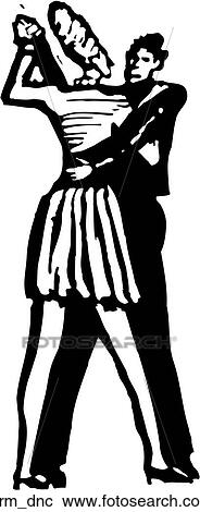 Clipart - Ballroom Dance. Fotosearch