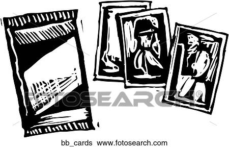 Baseball Cards View Large Clip Art Graphic Clip Art - Baseball Cards. Fotosearch