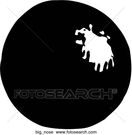 Clipart - Big Nose. Fotosearch