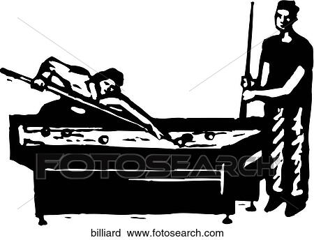 Clipart - Billiards. Fotosearch
