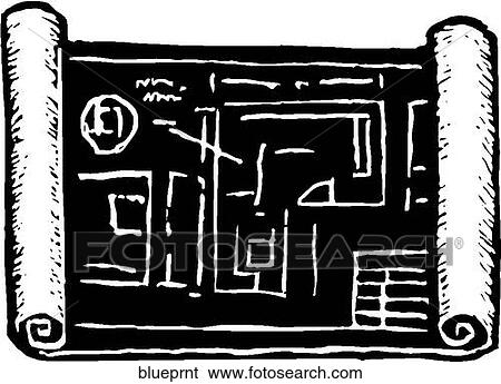 Clip Art - Blueprint. Fotosearch