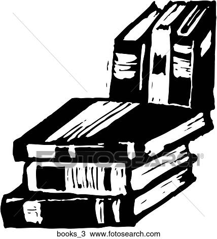 Clipart - Books 3. Fotosearch