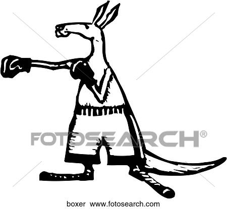 Boxer View Large Clip Art Graphic Clipart - Boxer. Fotosearch