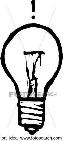 Bright Idea Clipart | brt_idea | Fotosearch