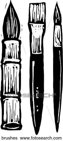 Clip Art - Brushes. Fotosearch