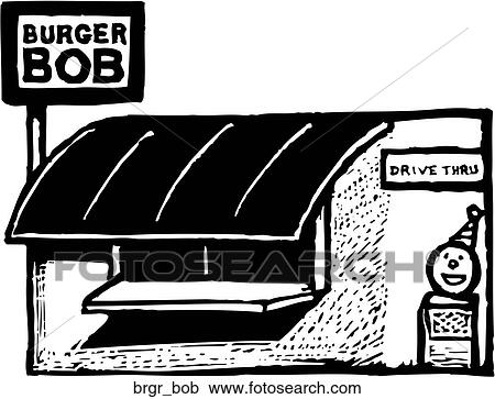 Clipart - Burger Bob. Fotosearch