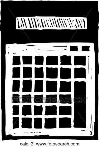 Clipart - Calculator 3. Fotosearch