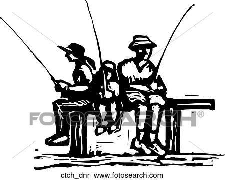 Clipart - Catchin' Dinner. Fotosearch