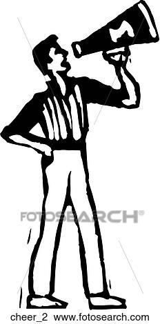 Clipart - Cheerleader 2. Fotosearch