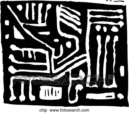 Clipart - Chip. Fotosearch