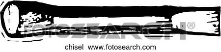 Clipart - Chisel. Fotosearch