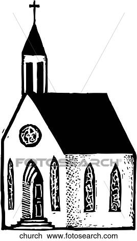Clipart - Church. Fotosearch