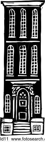 Clipart - City Building 11. Fotosearch