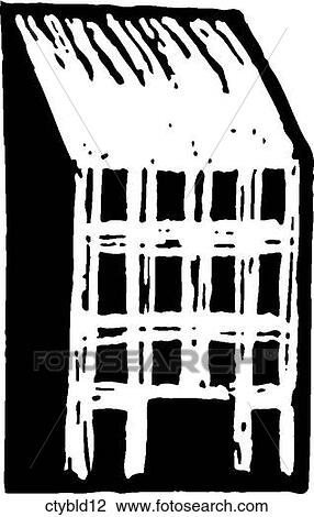 Clipart - City Building 12. Fotosearch