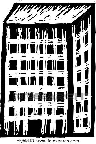 Clipart - City Building 13. Fotosearch