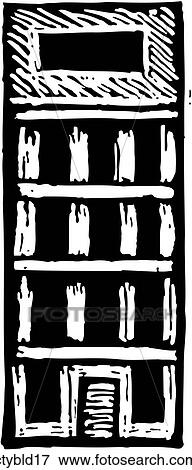 City Building 17 View Large Clip Art Graphic Clip Art - City Building 17. Fotosearch
