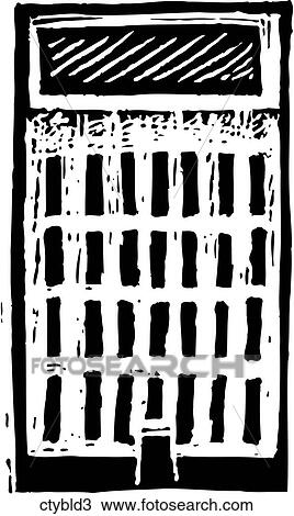 Clipart - City Building 3. Fotosearch