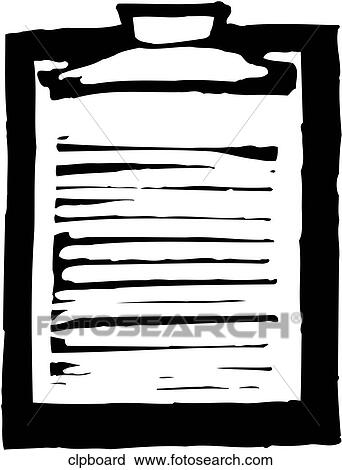 Clipboard View Large Clip Art Graphic Clipart - Clipboard. Fotosearch